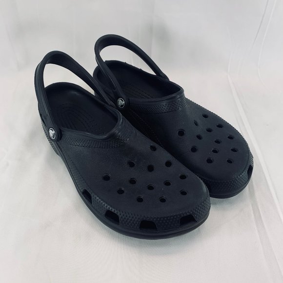 Men’s Black Crocs Size 12 Slip On Rubber Shoes main image 5